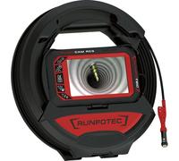 Runpotec Telecamera di ispezione RC3 digitale, 15 m, con sistema a doppia fotocamera, Full HD, IP67 per tubi e cavità