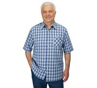 RUNQHUI Camicia Post-Chirurgia Riabilitazione Uomo Post-spalla Pulsante Pressione Camicia Paziente Ospedale, Blu marino, XXL