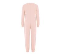 RUNQHUI Tutina con chiusura lampo sul retro per bambini e ragazze, tuta per il trattamento a maniche lunghe, tuta sanitaria abbigliamento adatto, Arancio / rosa, 7-8 Anni