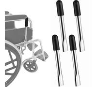 RUNRAYAY 2 paia di prolunghe per maniglia del freno per sedia a rotelle da 6,7 pollici, prolunghe per blocco sedia a rotelle, prolunghe per accessori, nero