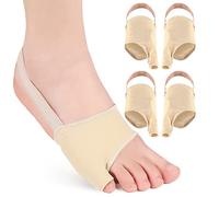 runrayay 2 Paia Tailors Correttore Borsite per Donne E Uomini, Correttore Borsite Mignolo con Cinturino Antiscivolo per Alleviare Il Dolore Mignolo Alluce, Raddrizzare Bunionette, Punta Sovrapposta