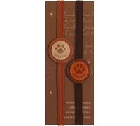 RUNRAYAY 2 pezzi, segnalibri in pelle vintage da donna, segnalibri in PU personalizzati per donne che leggono, regalo per amanti dei libri, amanti dei libri, lettrici Gatto e Cane