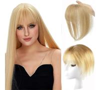 RUNRAYAY Clip in frangia, toppers per capelli a copertina 3d a 360 ° per donne con capelli diradellati, clip da 10 pollici di clip pezzi per donne usura quotidianamente, oro grigio