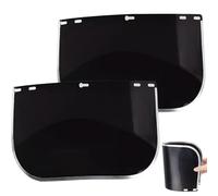 RUNRAYAY Confezione da 2 lenti di ricambio per visiera, visiera 15,5" x 8" compatibile con Hobart 770580, visiera protettiva di sicurezza di ricambio per saldatura, fai da te