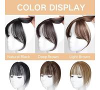 RUNRAYAY Real Human Hair toppers, 360 ° 3D Copertura topper per capelli umani per donne con perdita di capelli diradellati con scoppi di otto caratteri, stile marrone chiaro 1