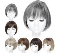 RUNRAYAY Topper per capelli Topper per capelli 3D a 360° per donne con diradamento, ciocche lunghe 25 cm, con clip, ciuffo o frangia laterale (T4/1001#)