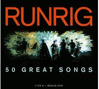 Runrig 50 Great Songs (CD) Album with DVD