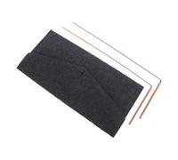 RUNROTOO 1 set di bacchette da rabdomante in rame - Bacchette divinatorie con borsa - Attrezzatura per la caccia ai fantasmi e strumenti di divinazione per la stregoneria, per rilevare oro, acqua e