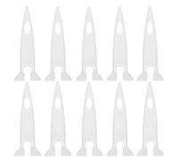 RUNROTOO 10 foderi per forbici: coperture protettive in plastica per le punte delle forbici - custodie per riporre da cucito, parrucchiere, artigianato e ricamo, dimensioni 3,8x0,8"