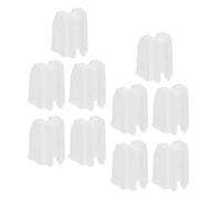 RUNROTOO 10 Pezzi Copri Puntina per Giradischi, Copri Puntine per Dischi in Plastico, per Stylus e Record Player Needle, Resistente All'usura, Facile da Installare