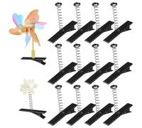 RUNROTOO 100pezzi Fermagli Becco d Anatra con Molla in Ferro Resistente Clip Fai da Te per Capelli e Accessori Artigianali per Creazioni Moda e Regali Creativi