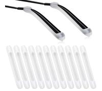 RUNROTOO 10paia Gommini in Silicone Antiscivolo per Occhiali Copri Aste Flessibili e Resistenti per Sport Outdoor Adatti Occhiali da Vista e Sole
