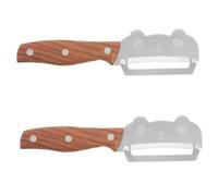 RUNROTOO 2 pelapatate da cucina con manici ergonomici - Lama in acciaio inossidabile per pelare verdure - Manico ergonomico antiscivolo per frutta, patate e zucca