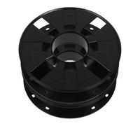 RUNROTOO 2 Pezzi Bobina Avvolgicavo in Plastica Nera, Supporto per Filamento 3d e Cavo Prolunga, Gestione del Filamento, per Officine e Studi