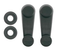 RUNROTOO 2 pezzi di ricambio per la maniglia di sollevamento del finestrino dell'auto: maniglia di sollevamento manuale in plastica per portiere anteriori di camion e SUV.