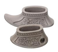 RUNROTOO 2 Pezzi Proteggi Dita per Coltelli in Acciaio Inossidabile, Accessori per Fai da Te, Durabilità e Comodità la Realizzazione di Coltelli Handmade