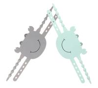 RUNROTOO 2 Pezzi Silenziatore per Porta, Cuscino Chiudiporta in Silicone Cinghie, per Prevenire lo Sbattere, da Appendere alla Maniglia, per Libreria e Scuola, Sicurezza