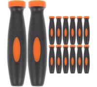 RUNROTOO 20 pezzi di impugnature di ricambio per lime: impugnatura ergonomica per lime per raspe - Impugnatura antiscivolo e confortevole per utensili da lavoro e riparazione metalli, foro da 4