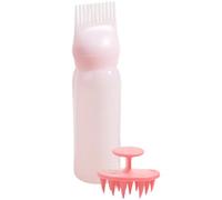 RUNROTOO 2sets Bottiglie Applicatore con Pettine Radice per Tintura Capelli Facile da Spremere Massaggiatore Capelluto Bottiglia Graduata per Colorazione Shampoo e Olio Uso Manuale