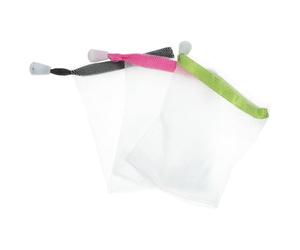 RUNROTOO 3 Pezzi Rete Porta Sapone in Pe Corda, Sacchetto per Sapone Artigianale e Detergenti Viso, Adatto per Uso in Bagno Colore Casuale