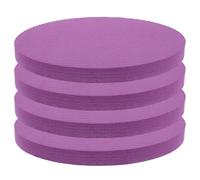 RUNROTOO 4 cuscinetti per gomiti da yoga: tappetino/cuscino per ginocchia da pilates antiurto e antiscivolo - Cuscinetti rotondi ad alta densità da 7" per la protezione dei gomiti durante gli