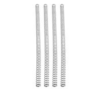 RUNROTOO 4 molle di compressione a spirale: diametro filo 1 mm, diametro esterno 14 mm, lunghezza libera 300 Molla di ritorno meccanica ad alto carico per progetti fai da te, parti di macchinari e