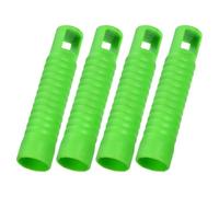 RUNROTOO 4pezzi Impugnature Manico Scopa in Plastica Verde Maniche Protettive Ergonomiche per Manico Mop e Asta Copertura Ricambio Facile da Montare per Pulizie Domestiche e Ufficio
