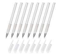 RUNROTOO 8 Pezzi Penne per Tatuaggi Waterproof per Salone Punta Sottile per Marcatura Precisa della Pelle, Pennarello Pratico per Trucco Permanente e Piercing, Materiale Medicale Sicuro