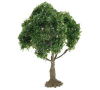 RUNROTOO Alberi in Miniatura per Modellismo Paesaggistico in Plastica Verde, Dimensioni Ridotte e Facile Installazione, per Diorami e Spazi Verdi in Miniatura