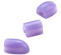 RUNROTOO Alzate per Chiave di Sassofono in Silicone Viola, Set da 3 Pezzi, Rialzi Laterali Protettivi per Tasti Strumenti Musicali, Adatti per Sax Tenore e Contralto, Accessorio per