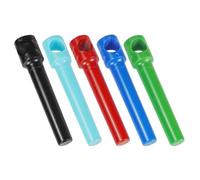RUNROTOO Apribottiglie Portatile per Vino 5 Pezzi in Pp e Acciaio Inox, Design Semplice e Compatto, per Campeggio e Viaggio, Leggero e Facile da Usare