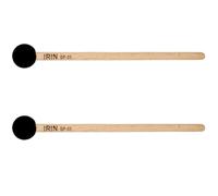 RUNROTOO Bacchette per Percussioni 2 Pezzi in Legno di Faggio Testa in Gomma per Performance Live e Pratica su Gong e Strumenti a Percussione