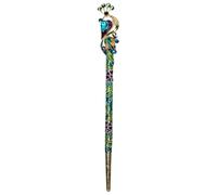 RUNROTOO Bastoncino per Chioma Cinese in Lega Blu, Accessorio Elegante e Retrò per Acconciature Lisce, per Ragazze e Adolescenti, per Fermare Chignon