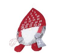 RUNROTOO Calendario Avvento di Tasche Numerate per Dolcetti Design Folletto Svedese e Cappello Rosso Decorazione Natalizia da Appendere