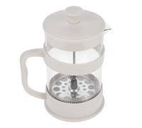 RUNROTOO Caraffa da Caffè in Vetro Bianco 800ml con Filtro Integrato, Resistente e Sicura, per Preparare Tè e Caffè a Casa