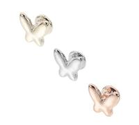 RUNROTOO Ciondoli Decorativi per Cinturini per Orologi 3 Pezzi Finitura a Farfalla per Smartwatch da Donna per Condividere Momenti Amici e Famiglia