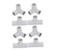 RUNROTOO Connettori a T per Recinti per Bimbi 8 Pezzi in Plastica, Accessori per Box Pieghevole, Protezione di Sicurezza Facile da Installare per Uso Interno