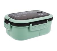 RUNROTOO Contenitore Porta Pranzo Portatile 1.2l in Silicone e Pp, Facile da Pulire a Tenuta Stagna, per Ufficio e Campeggio, Adatto Microonde per Adulti