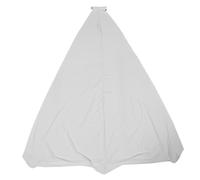 RUNROTOO Copertura bianca per supporto altoparlante - Copertura per telaio altoparlante da esterno - Protezione per altoparlanti e apparecchiature di illuminazione per palco da festa e set DJ