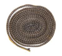 RUNROTOO Corda Guarnizione Autoadesiva per Stufa a Legna in Fibra di Vetro Resistente al Calore 3mm X 10mm X 4m per Camini e Caminetti Design Adesivo e Alta Resistenza Termica