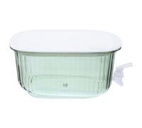 RUNROTOO Distributore d'Acqua con Rubinetto Verde da 5 L Contenitore per Succhi e Bevande Fredde con Coperchio Sigillato per Feste e Uso Domestico