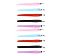 RUNROTOO Forchette la Morte Cuticole 50 Pezzi in Acciaio Inossidabile e Plastica Abs Design Ergonomico per Manicure e Pedicure Professionale