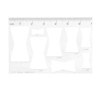 RUNROTOO Guida per Router in Acrilico da 5 MM 8 in 1 Modelli Decorativi per Intagli a Farfalla, Strumenti per Lavorazione del Legno e Creazioni Fai da Te