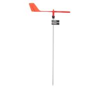 RUNROTOO Indicatore di direzione del Vento per Barca a Vela - Dispositivo di misurazione del Vento per Esterni - Bandierina meteorologica in Metallo con Punta per Derive e imbarcazioni.