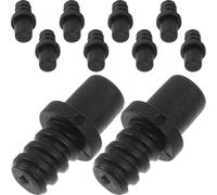 RUNROTOO Json("Data ["Adattatori per Scopino Wc 10 Pezzi Connettore Autobloccante da 16 MM, Nero, Ricambio Manico Spazzola per Uso Bagno Facile da Montare