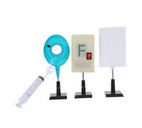 RUNROTOO Kit con Lente Variabile in Plastica Sperimentale Ottico per Esperimenti di Ottica e Imaging, per Lezioni di Scienze e Apprendimento di Studenti