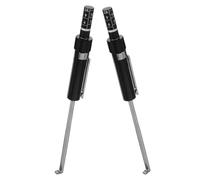 RUNROTOO Misuratore di Spessore Pastiglie Freno 2 Pezzi Strumento di Controllo in Plastica e Ferro per Test Completo Risultati Istantanei Accessorio Auto Nero