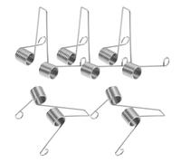 RUNROTOO Molle per Valvole Basso Corno in Acciaio Speciale 5 Pezzi Argento per Strumenti a Ottone Tasti Reattivi e Regolazione del Tono, per Prove Personali e Performance