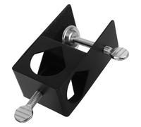RUNROTOO Morsetto per Ombrellone in Ferro Nero Resistente alla Deformazione Design Regolabile e Stile Minimalista, per Spazi Retail e Uffici