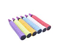 RUNROTOO Nastro Assorbi Sudore per Racchetta da Tennis 6 Pezzi in Pu Resistente Agli Odori Tocco Confortevole per Accessori Sportivi e Gioco Tennis Colore Casuale